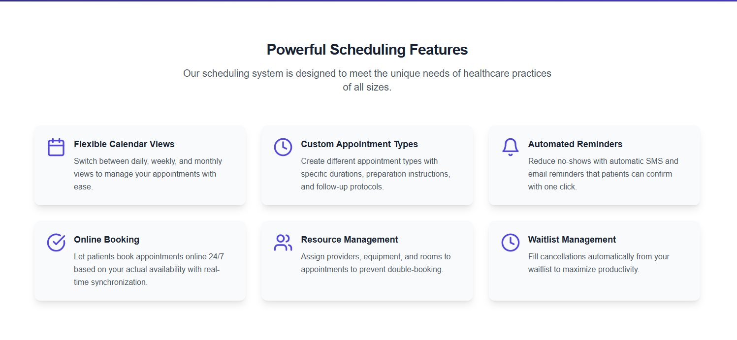 Clinic Manager Pro Dashboard UI